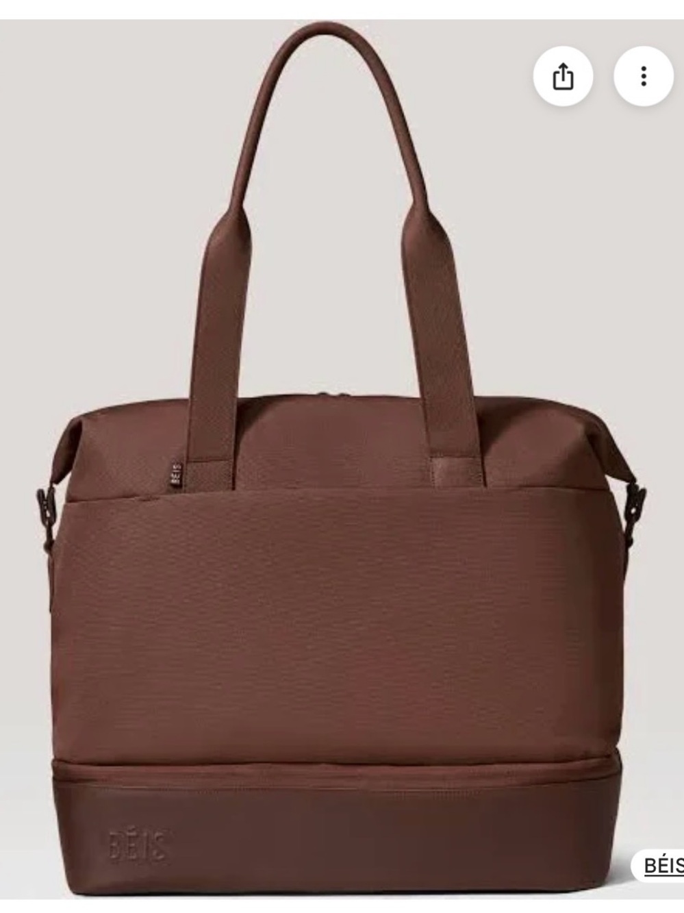 BEIS The Weekender in Maple